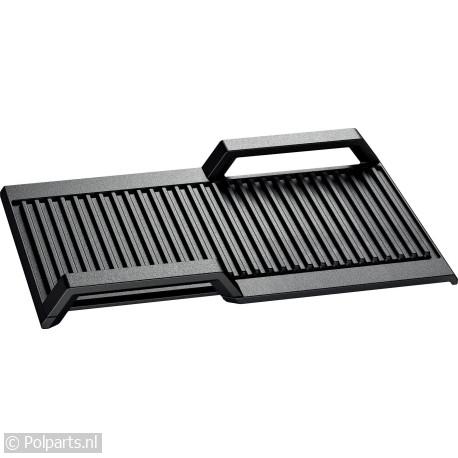 HZ390522 Grillplaat voor FlexInductie Kookplaten - Bosch/Siemens - 4242003616024 - 90543680 - 90543680001 - 17000324 - 9.05.43.68-0