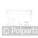 Frontpaneel vrieslade, LowFrost - Bosch/Siemens - 40547030 - 40547030001 - 11013058 - 8713411249198 - 4.05.47.03-0