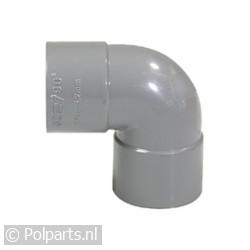 Bocht PVC 40mm 90 gr.