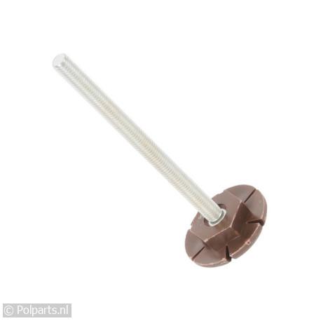 Stelvoetje Voorzijde, 8mm. - AEG/Electrolux/Zanussi - 30144030 - 7321429543644 - 30144030001 - 1526617020 - 3.01.44.03-0