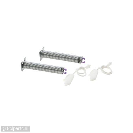 Reparatieset Deurbalans 2x veer, touwtje - Bosch/Siemens - 30532150 - 30532150001 - 12004032 - 8713411235825 - 3.05.32.15-0