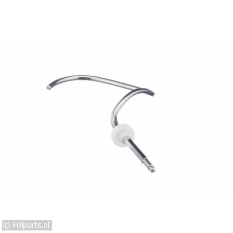 Kneedhaak Metaal - Bosch/Siemens - 90512600 - 8713411194887 - 90512600001 - 00080060 - 80060 - 9.05.12.60-0