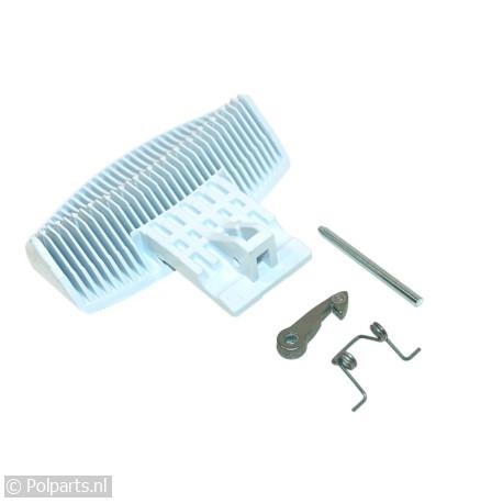 Deurgreep Set compleet wit - Indesit/Ariston-Blue Air - 00229280 - 8713411102882 - 00229280001 - C00259035 - J00259035 - 0.02.29.28-0 - 259035