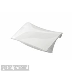 Deurgreep 9cm breed -wit-