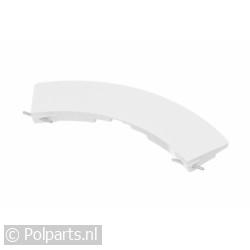 Deurgreep gebogen wit