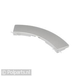 Deurgreep gebogen zilver