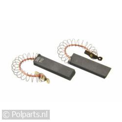 Koolborstel Set, 12 x 5 met veer/klem