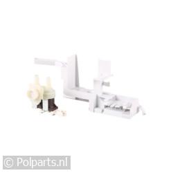 Inlaatventiel dubbel haaks met houder