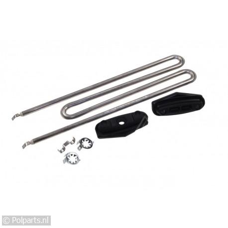 Verwarmingselement 2100W met rubbers - Miele - 02658301 - 8713411109003 - 02658301001 - 6260482 - 0.26.58.30-1