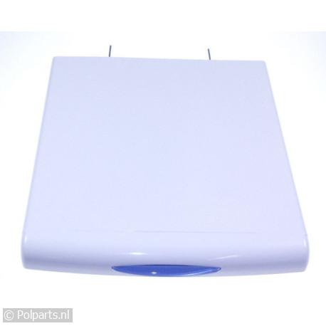 Deksel compleet van bovenlader - Bauknecht/Whirlpool - 02725040 - 8713411110115 - 02725040001 - 481244010845 - 0.27.25.04-0
