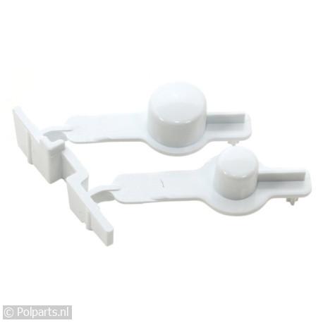 Knop drukknop wit bediening - Bauknecht/Whirlpool - 02753780 - 8713411110870 - 02753780001 - 481251318172 - 0.27.53.78-0