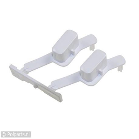 Drukknop bediening wit - Bauknecht/Whirlpool - 02753800 - 8713411110894 - 02753800001 - 481071425341 - 0.27.53.80-0