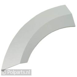 Deurgreep gebogen wit