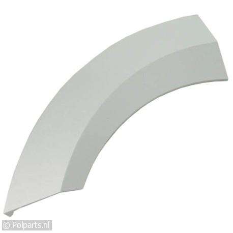 Deurgreep gebogen wit - 333855 - Atag/Etna/Pelgrim - 02929010 - 8713411185076 - 02929010001 - 88043943 - 0.29.29.01-0