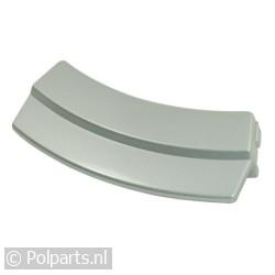 Deurgreep gebogen zilver