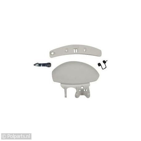Deurgreep Set compleet wit - AEG/Electrolux/Zanussi - 04229310 - 8713411112607 - 04229310001 - 50277555004 - 0.42.29.31-0