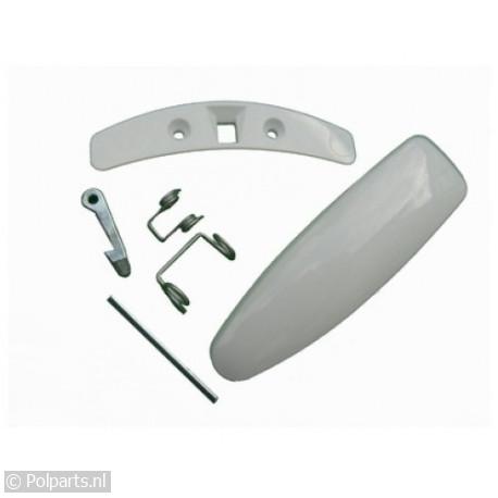 Deurgreep Set compleet wit - AEG/Electrolux/Zanussi - 04229320 - 8713411112614 - 04229320001 - 50276640005 - 0.42.29.32-0