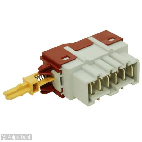 Schakelaar druktoets - AEG/Electrolux/Zanussi - 04256042 - 5021879183491 - 04256042001 - 1249271402 - 0.42.56.04-2