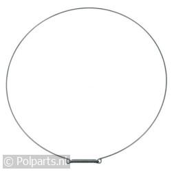 Knelring van manchet -achterzijde-