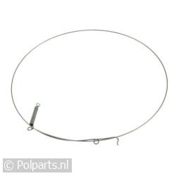 Knelring van manchet -achterzijde-