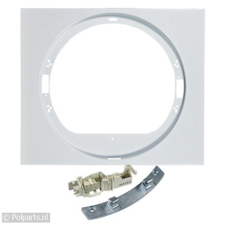 Frontpaneel Set -scharnier voorpaneel en deurschakelaar- - AEG/Electrolux/Zanussi - 20128020 - 8713411181788 - 20128020001 - 4055344131 - 2.01.28.02-0
