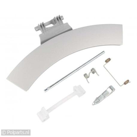 Deurgreep Set -met deurhaak- - AEG/Electrolux/Zanussi - 20129040 - 20129040001 - 4055197901 - 2.01.29.04-0 - 7321422624111