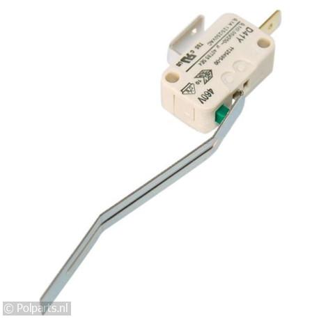 Schakelaar microswitch lange beugel - AEG/Electrolux/Zanussi - 20156290 - 8713411114373 - 20156290001 - 1125495000 - 2.01.56.29-0