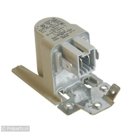 Condensator ontstoringsfilter - Bauknecht/Whirlpool - 481010807672 - 20350010 - 8713411115547 - 20350010001 - 481212118158 - 481212118276 - 2.03.50.01-0 - 8015250503500