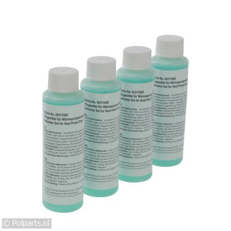 OnderhoudsSet voor warmtepompdrogers (4x 125ml) - Bosch/Siemens - 20501010 - 4242001205169 - 20501010001 - 00311805 - 00311829 - 2.05.01.01-0 - 312111 - 00312111 - 4242001225938 - 4242005209231