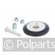 Loopwiel voor trommel -asgat 8mm- 00613598 - Bosch/Siemens - 20521010 - 8713411115974 - 20521010001 - 00613598 - 2.05.21.01-0 - 613598