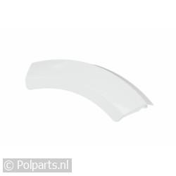 Deurgreep gebogen, wit