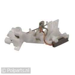 Koolborstel in houder