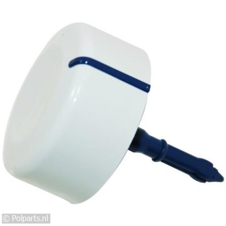 Knop van timer wit - Bauknecht/Whirlpool - 22753040 - 8713411118203 - 22753040001 - 481241458306 - 2.27.53.04-0