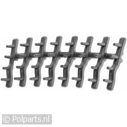 Inzet rubber voor korf -grijs-