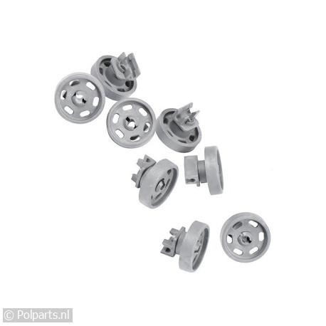 Wiel Van onderkorf, 8 stuks - AEG/Electrolux/Zanussi - 30123600 - 7321428571617 - 30123600001 - 4071300307 - 3.01.23.60-0