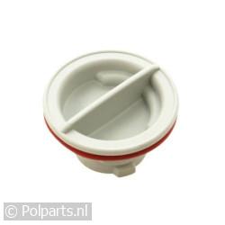 Dop van glansmiddelbakje