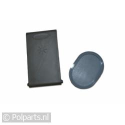 Deksel van glansmiddelunit