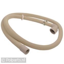 Afvoerslang 2 meter haaks gat 30-24mm