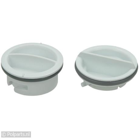 Dopje van glansspoelbak Set - Indesit/Ariston-Blue Air - 30241110 - 5021879158550 - 30241110001 - C00051755 - J00051755 - 3.02.41.11-0 - 51755