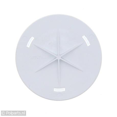 Afdekplaatje rond 7,7cm - Bauknecht/Whirlpool - 30365510 - 8713411122255 - 30365510001 - 481246698934 - 3.03.65.51-0