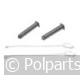 ReparatieSet deurbalans 2x veer 2x touwtje - Bosch/Siemens - 30532080 - 30532080001 - 00754870 - 3.05.32.08-0 - 754870 - 8713411186288
