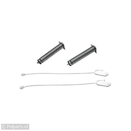 ReparatieSet deurbalans 2x veer 2x touwtje - Bosch/Siemens - 30532080 - 30532080001 - 00754870 - 3.05.32.08-0 - 754870 - 8713411186288