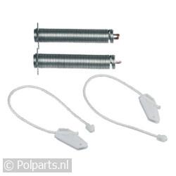 Deurbalans 2x veer en 2x touwtje