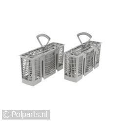 Bestekbak 6 vakken met 2 handvaten