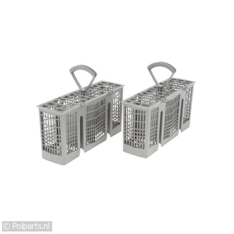 Bestekbak 6 vakken met 2 handvaten - Bosch/Siemens - 30545250 - 8713411123719 - 30545250001 - 00418280 - 3.05.45.25-0 - 418280