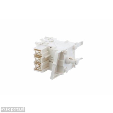 Schakelaar druktoets aan/uit - Bosch/Siemens - 30556350 - 8713411123924 - 30556350001 - 00424410 - 3.05.56.35-0 - 424410