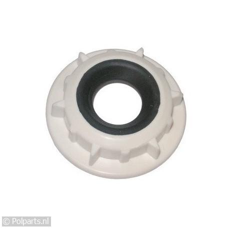 Moer van standpijp met rubber - Indesit/Ariston-Blue Air - 32214100 - 8713411125980 - 32214100001 - C00144315 - 54862 - 054862 - J00144315 - 3.22.14.10-0 - 144315 - 8052476443159