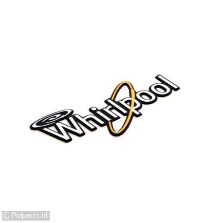 Whirlpool logo -sticker- - Bauknecht/Whirlpool - 32722010 - 8713411127311 - 32722010001 - 481010465600 - C00312872 - 3.27.22.01-0