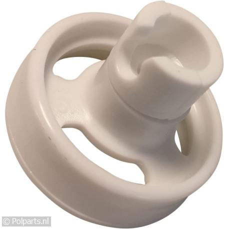 Wiel van onderkorf - Bauknecht/Whirlpool - 32723430 - 8713411127403 - 32723430001 - 482000009033 - 3.27.23.43-0