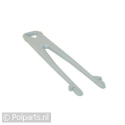 Deurhaak kunststof -grijs-